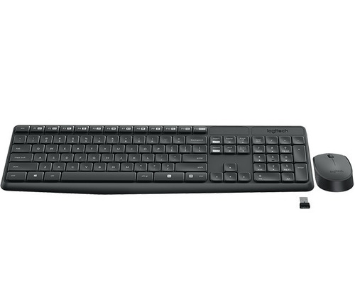 Teclado Sem Fio Logitech Mk235 E Mouse