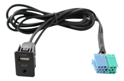 Extensão De Rádio Aux Usb Port Adapter Cable Wiring Assy For