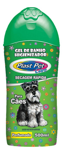 Gel De Banho Higienizador Perfumado 500ml Para Cães 