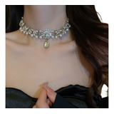 Collar Cristal Perlas Gargantilla Mujer Juvenil Fiesta Boda 