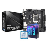 Combo Board Asrock H370m-hdv + I3 9100 Socket 1151 9na Gen