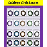 Lentes De Contacto Circle Lens 15mm Efecto Dolly Lolita Japo