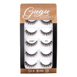 Extensiones De Pestañas  Gugu Lashes Silk Mink - Pack De 3