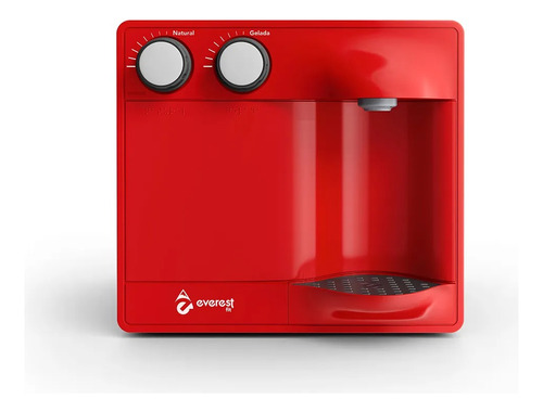 Purificador De Água Gelada Refrigerado Everest Fit Vermelho