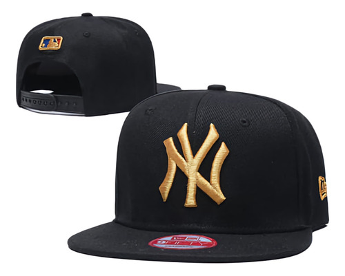 Gorra 9forty New York Negra Con Dorado