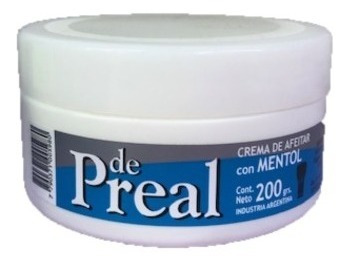 De Preal Crema De Afeitar Cin Mentol 200g Magistral Lacroze