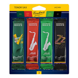 Vandoren Srmixt3 Tenor Sax Jazz Reed Mix Card Incluye 1 Zz, 