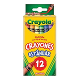 Crayones Crayola Estándar Estuche Con 12 Colores Diferentes