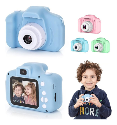 Mini Camara Fotos Digital Infantil Recargable Filma Juegos