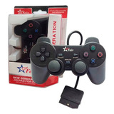 Kit 10 Controles Compatível Playstation 2 Ps2 Fio Analógico