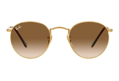 Lentes De Sol Round Metal Gold Ray-ban Rb344700151