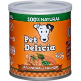 Pet Delicia Jardineira De Frango 320g