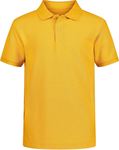 Playera Niño Tipo Polo 100% Algodón Del Rey