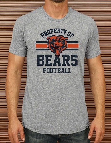 Playera Chicago Bears Camiseta Nfl Osos Poderosos Pasión