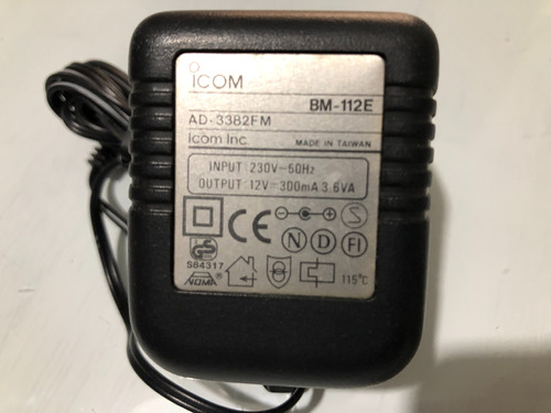 Cargador Baterias Handy Radios Uhf Icom Bm-112e 9v  
