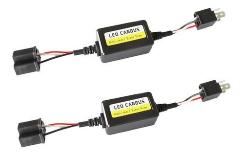 2 Piezas Led Faro Canbus Resistencia Noerror Decodificador