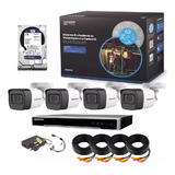 Kit Turbohd 5mp 4 Cámaras Dvr 4 Ch Microfono Epcom Disco 3tb