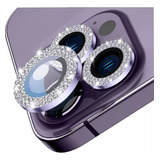 Vidrio Templado Camaras iPhone 14 Plus Individual Diamantes