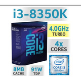 Processador Intel Core I3-8350k 4 Núcleos E 4ghz Novíssimo !