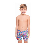 Malla Natacion Infantil Quickly Short Niño Resistente Cloro