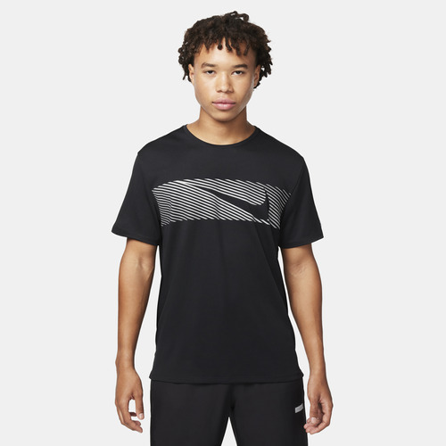 Polera Nike Miler Flash Hombre Negro