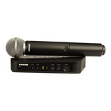 Microfono Inalámbrico Shure De Mano Blx24 / Sm58 Profesional