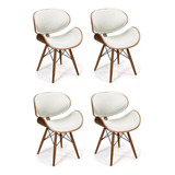 Combo * 4 Silla Eames Comedor Dsw Miller Abs - Alto Impacto