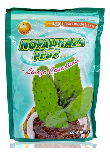 Fibra Nopalinaza (linaza Canadiense) Con Omega 3,6 Y 9 470 G