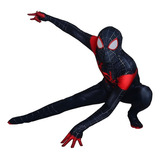 Traje Spiderman For Miles Morales Cosplay Adultos Medias