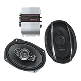 Parlantes Pioneer 6x9 6997 750w + Potencia Taramps 160x2