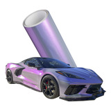Vinil Wrap Camaleon Gris-morado Brillante Luxury Pet 1x1.52m