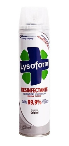 Limpiador Lysoform Original En Aerosol 360 ml