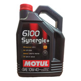 Aceite Para Motor Motul 6100 Synergie+ 10w40 X4l