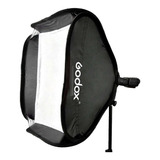 Softbox 60x60cm Godox Con Montura Tipo S Para Flashes