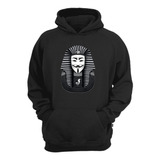 Casaco Moletom Faraó Anonymous Mascara Guy Fawkes Tumba