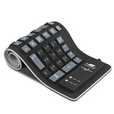 Teclado De Silicona Plegable Usb/sungwoo (negro)