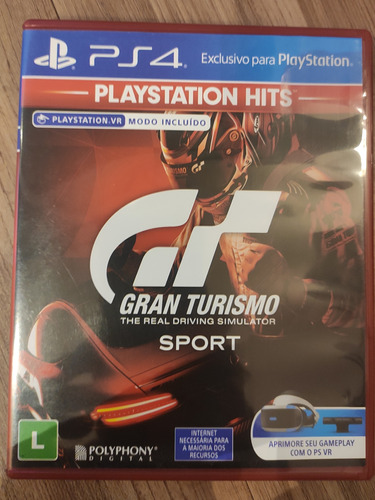 Gran Turismo Sport - Mídia Física - Ps4 - Usado
