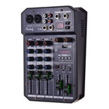 Mezclador / Interfaz Usb Mixer Controlador Pro Dj T4 