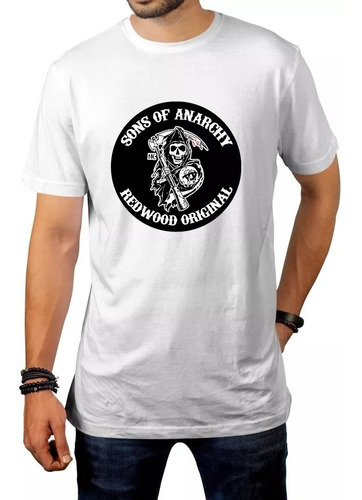 Camiseta Para Motoqueiros 2 Rodas Sons Of Anarchy Top