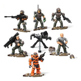 Mega Construx Halo Unsc Marine Platoon / Peloton Infanteria