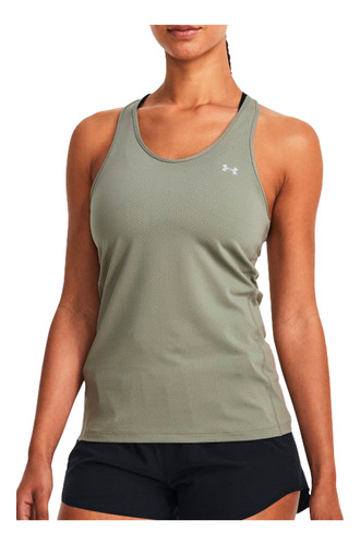 Musculosa Mujer Under Armour Mesh Racer Gris Jj deportes