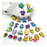 27 Pines Para Crocs Charms Jibz Pokemon Go Pikachu Pokebola