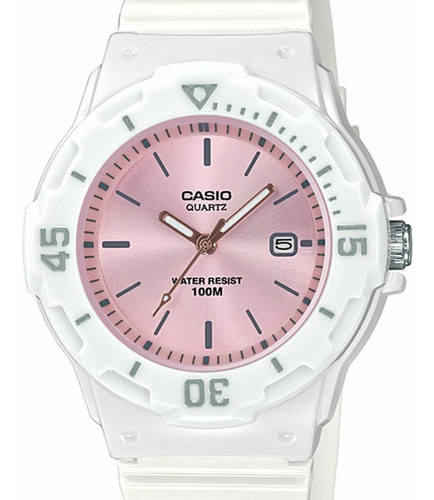 Reloj Casio Lrw-200h-4e3v Blanco Mujer Nenas