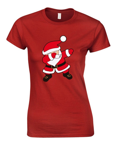 Playera Navidad 12 Pz Santa Untar Pose Dab Personalizable