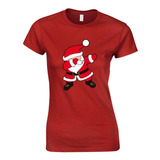 Playera Navidad 12 Pz Santa Untar Pose Dab Personalizable