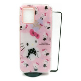 Case Hello Kitty + Mica Templada Para Motorola E13