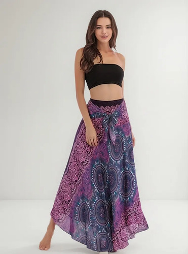 Las Mujeres Largas Hippie Bohemio Gitanas Boho Flores Elásti