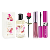 Set Mamá Yves Rocher Perfume + Labial L'bel + Rímel Ésika 