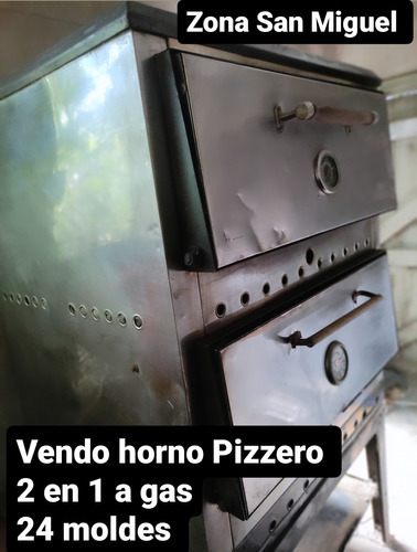 Horno Pizzero 24 Moldes 