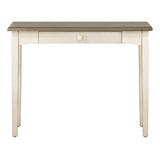 Hillsdale Muebles Clarion, Gris Madera Top/mar Blanc